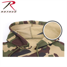 Load image into Gallery viewer, Rothco Camo Pullover Hooded Sweatshirt~Woodland Camo Pattern
