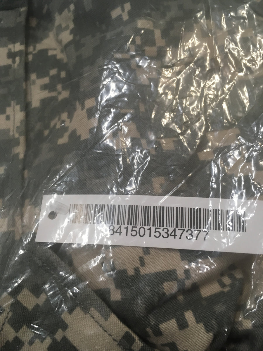 Army COVERALLS , MECHANICS SIZE: LARGE NSN:8415-01-534-7377/ACU Patter