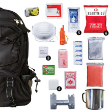 Load image into Gallery viewer, Black 64 Piece Survival Backpack
