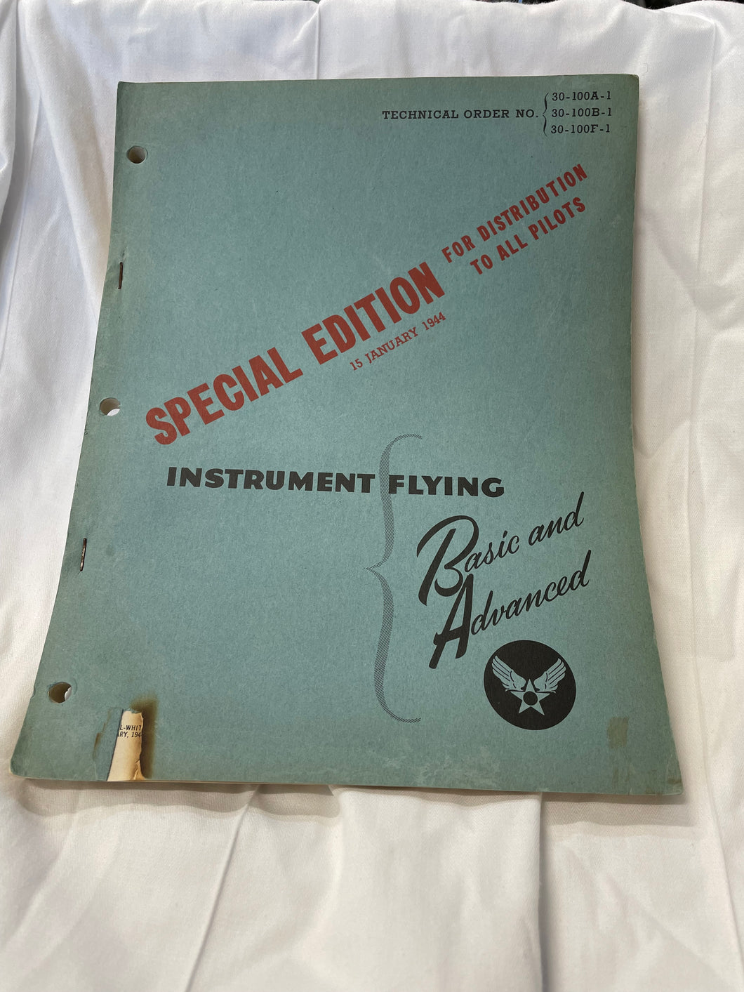 FRONT OF INSTRUMENT FLYING MANUAL