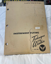 Load image into Gallery viewer, FRONT COVER OF 1944 INSTRUMENT FLYING MANUAL
