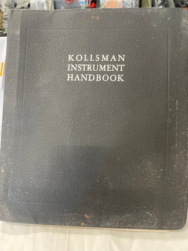 FRONT OF KOLLSMAN INSTRUMENT HANDBOOK