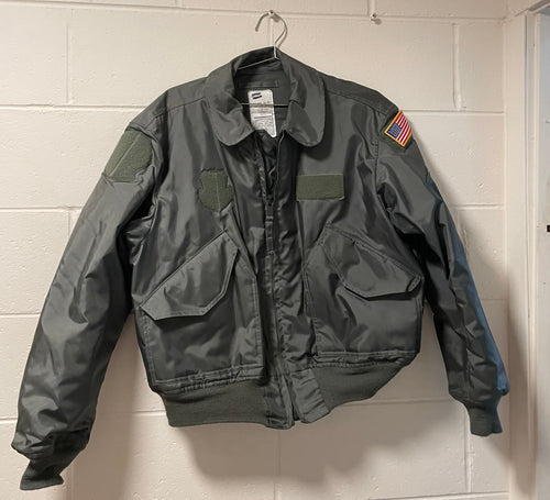 front view military flyers jacket