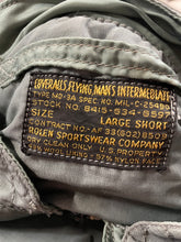 Load image into Gallery viewer, USAF Flight suit Manufacturers Tag
