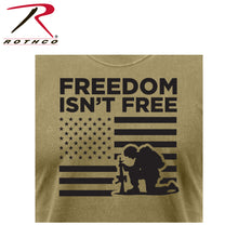 Load image into Gallery viewer, Rothco &quot;Freedom Isn&#39;t Free&quot; T-Shirt~ Coyote Brown
