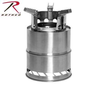 Rothco Stainless Steel Portable Camping / Backpacking Stove