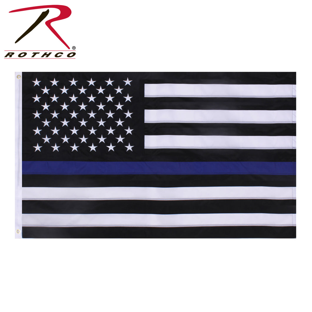 Image of Rothco thin blue line flag