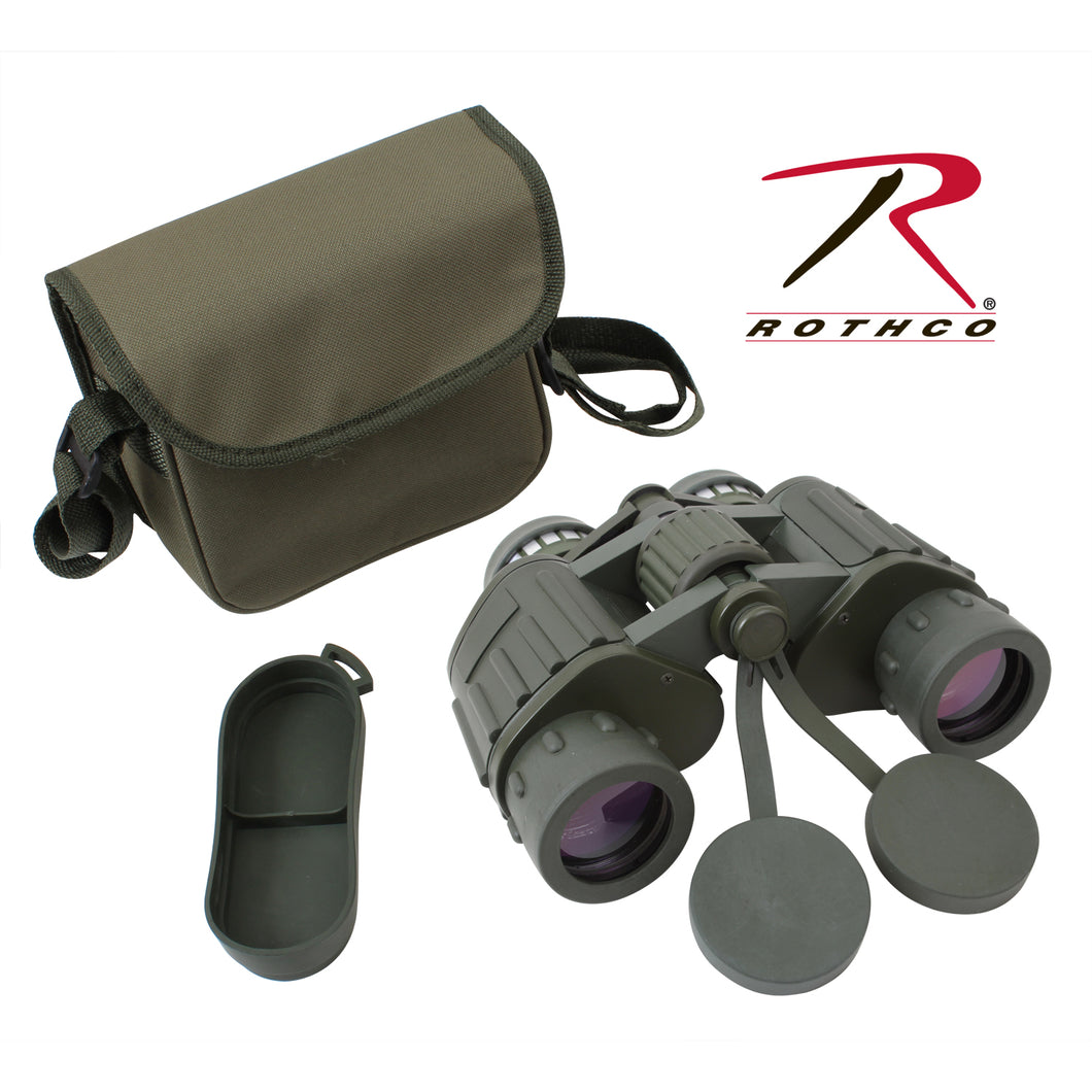 Image of rothco 8x42 binoculars with case