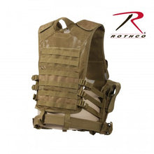 Load image into Gallery viewer, Rothco Cross Draw MOLLE Tactical Vest ~Coyote Brown~Oversized ONLY
