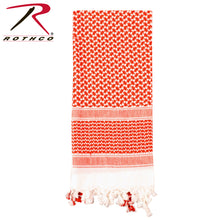 Load image into Gallery viewer, Rothco Lightweight Shemagh Tactical Desert Keffiyeh Scarf/Red and White
