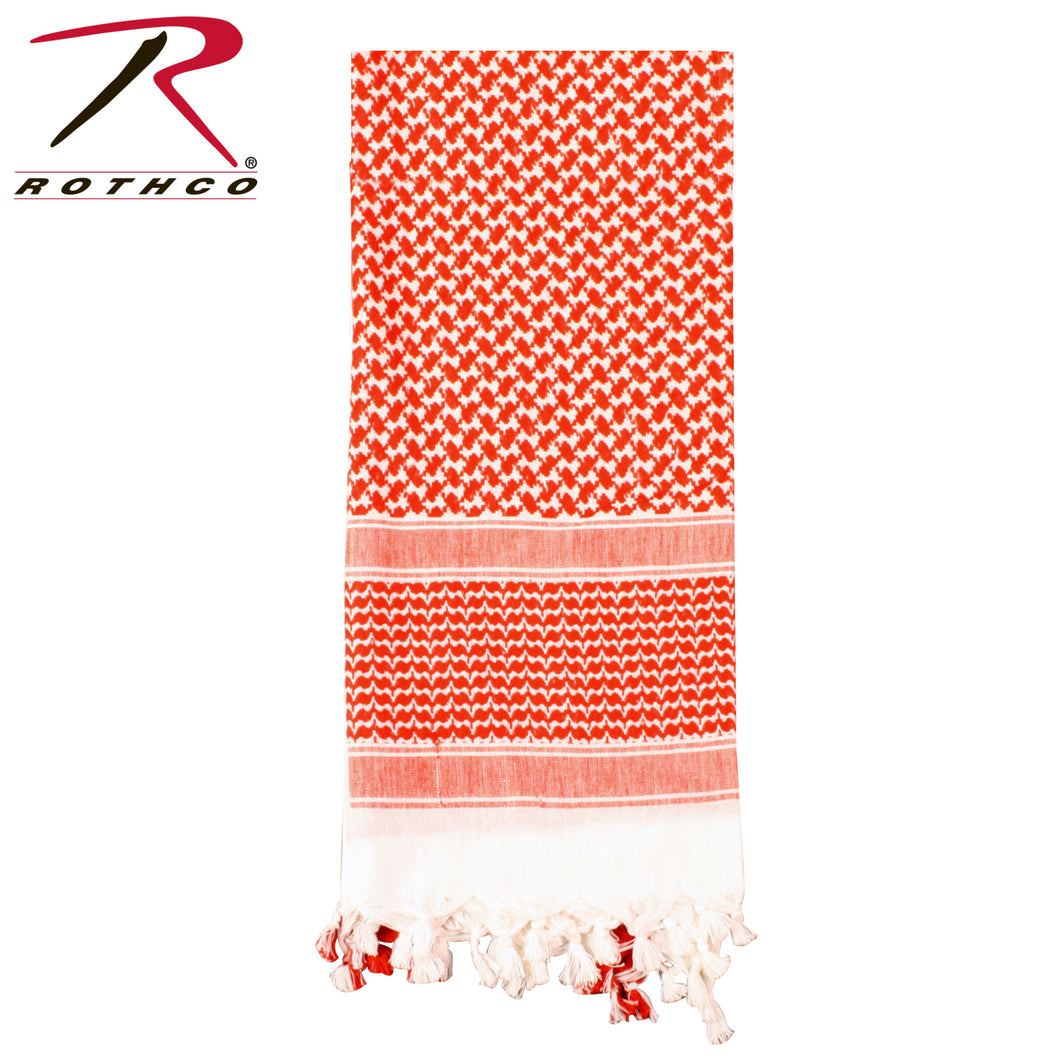 Rothco Lightweight Shemagh Tactical Desert Keffiyeh Scarf/Red and White
