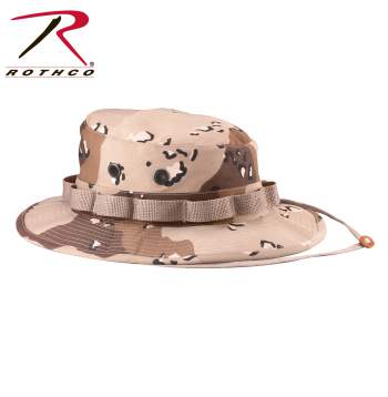 Rothco Camo Boonie Hat~ Size 7 1/4 ~ 6 Color Desert Camo