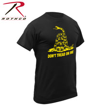 Load image into Gallery viewer, Rothco Don&#39;t Tread On Me T-Shirt/Black and Yellow
