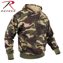 Load image into Gallery viewer, Rothco Camo Pullover Hooded Sweatshirt~Woodland Camo Pattern
