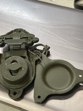 Load image into Gallery viewer, rear view of vintage military footlocker lock
