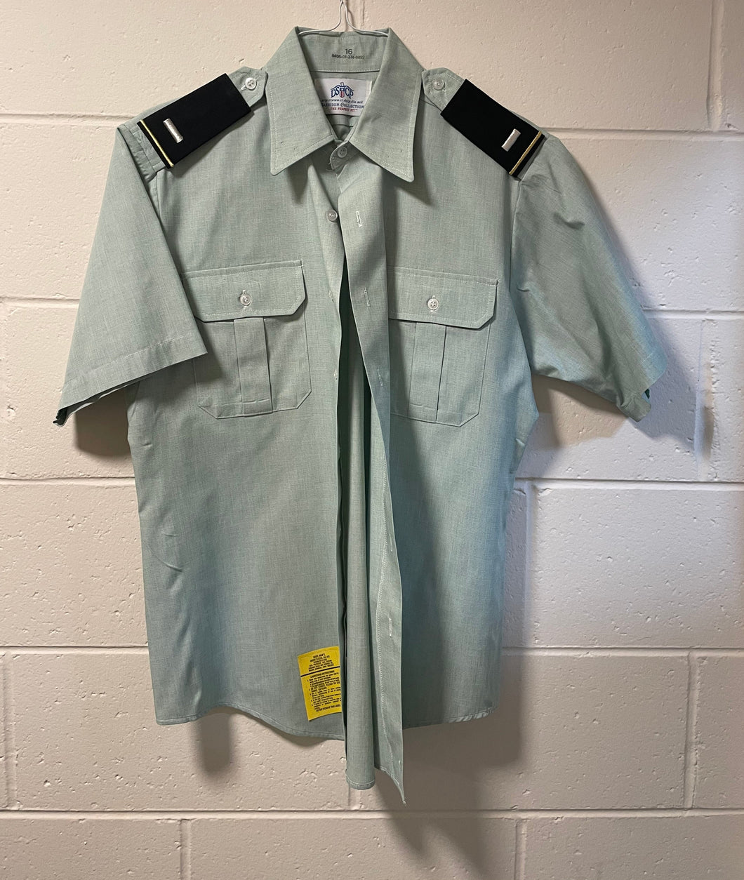 FRONT VIEW ARMY CLASS B SHORT SLEEVE SHIRT