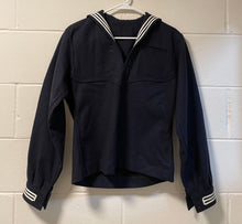 Load image into Gallery viewer, FRONT VIEW 1966 WOOL NAVY JUMPER

