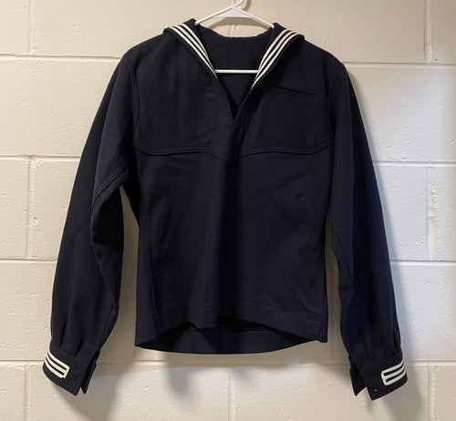 FRONT VIEW 1966 WOOL NAVY JUMPER