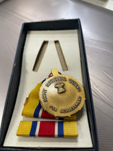 Load image into Gallery viewer, REAR OF MEDAL IN BOX

