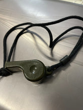 Load image into Gallery viewer, side view of whistle with wrist strap
