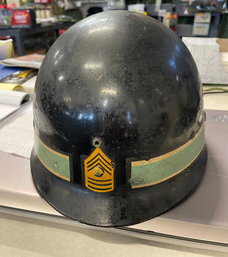 FRONT OF BLACK HELMET LINER