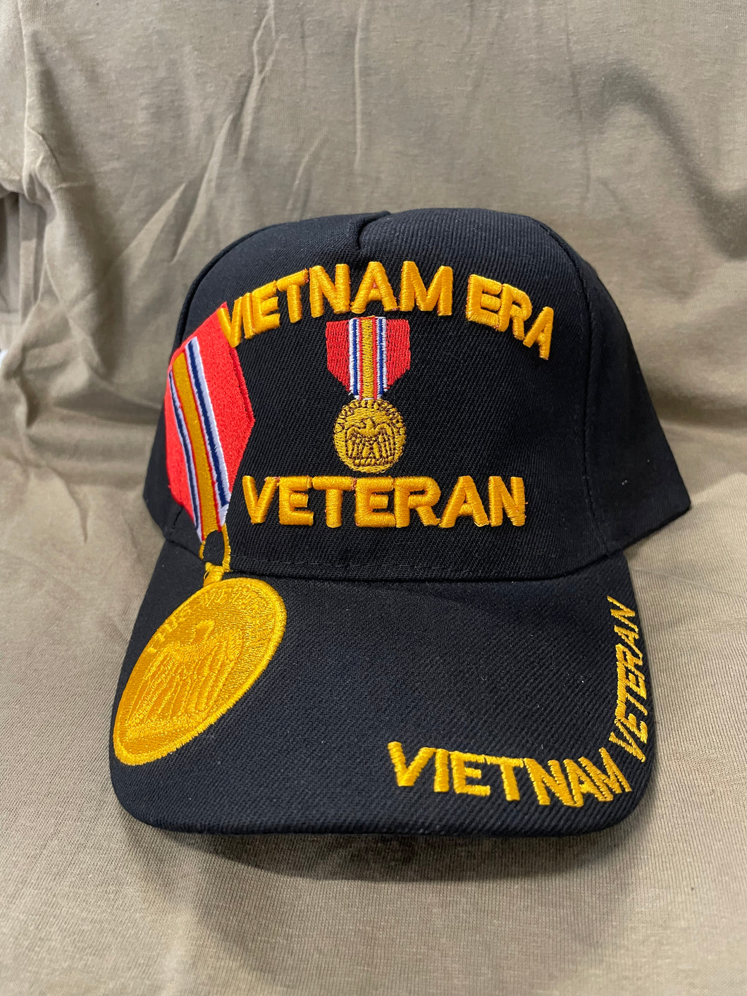 FRONT VIEW OF VIETNAM ERA HAT