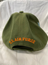 Load image into Gallery viewer, REAR VIEW OF AIR FORCE GREEN VETERAN HAT
