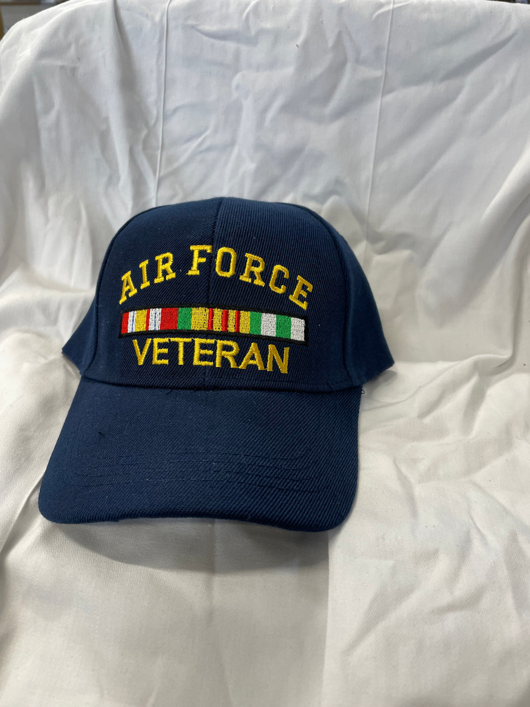 FRONT VIEW OF AIR FORCE VETERAN HAT