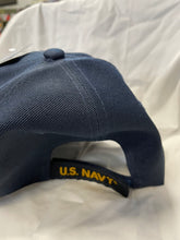 Load image into Gallery viewer, REAR VIEW OF U.S. NAVY HAT
