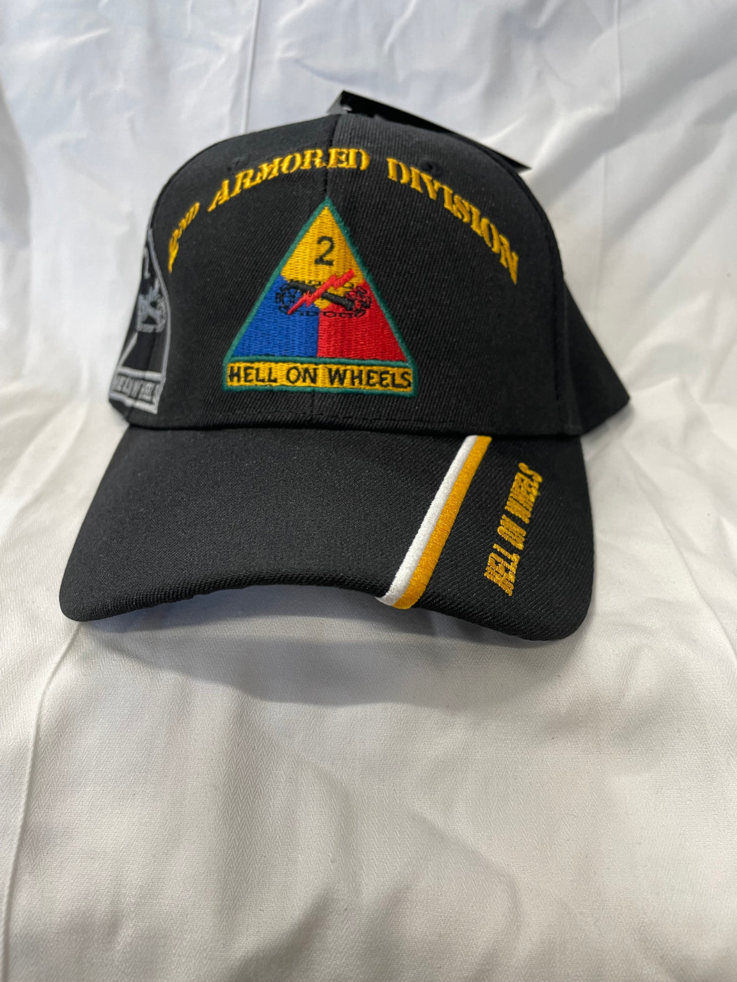 FRONT OF SECOND ARMORED DIVISION HAT