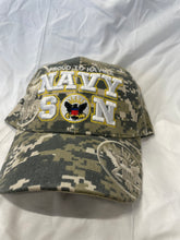 Load image into Gallery viewer, FRONT OF PROUD TO HAVE A NAVY SON HAT
