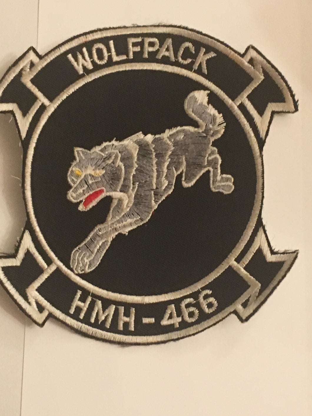 Marine HMH-466 Wolfpack Patch – Sew On
