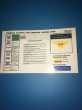 Load image into Gallery viewer, Vintage 1981 Chemical Material Contamination Control Guide GTA3-5-13
