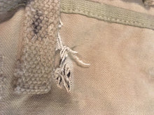 Load image into Gallery viewer, 1942 WW2  Vintage HAVERSACK~Some Wear/Straps and Buckles Intact
