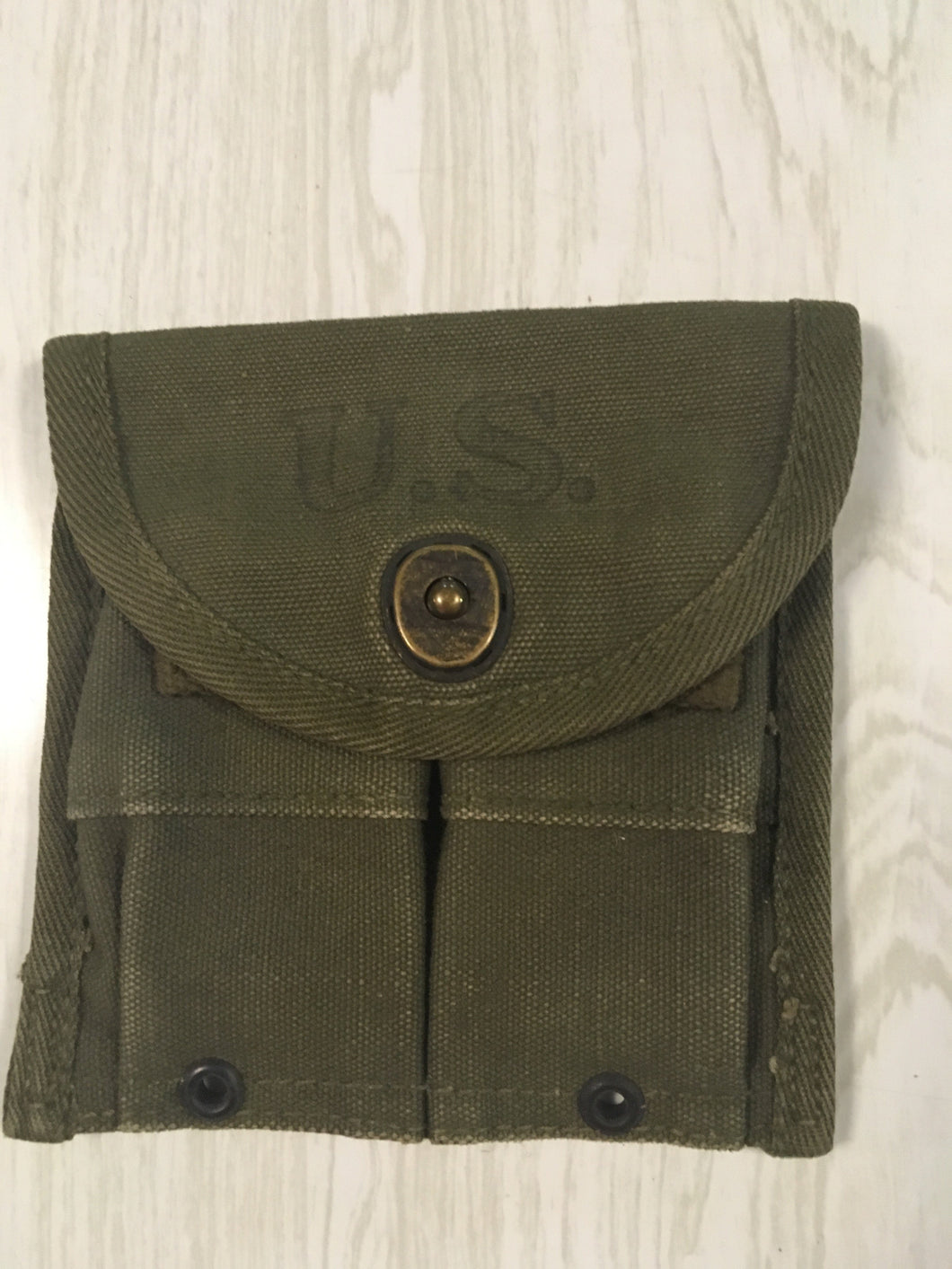 WW2 M1 Carbine Pouch Marked Aldon 1945~Vintage Used/Nice Condition