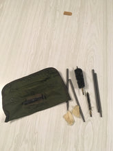 Load image into Gallery viewer, 1973 Dated M16 Rifle Cleaning Kit/Incomplete/Good Pouch/Alice Clips/Rods and Brush/ Used
