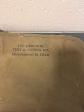 Load image into Gallery viewer, Original 1942 WW2  Vintage 1936 Pattern Musette Bag ~Some Wear/Straps and Buckles Intact

