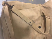 Load image into Gallery viewer, Original 1942 WW2  Vintage 1936 Pattern Musette Bag ~Some Wear/Straps and Buckles Intact

