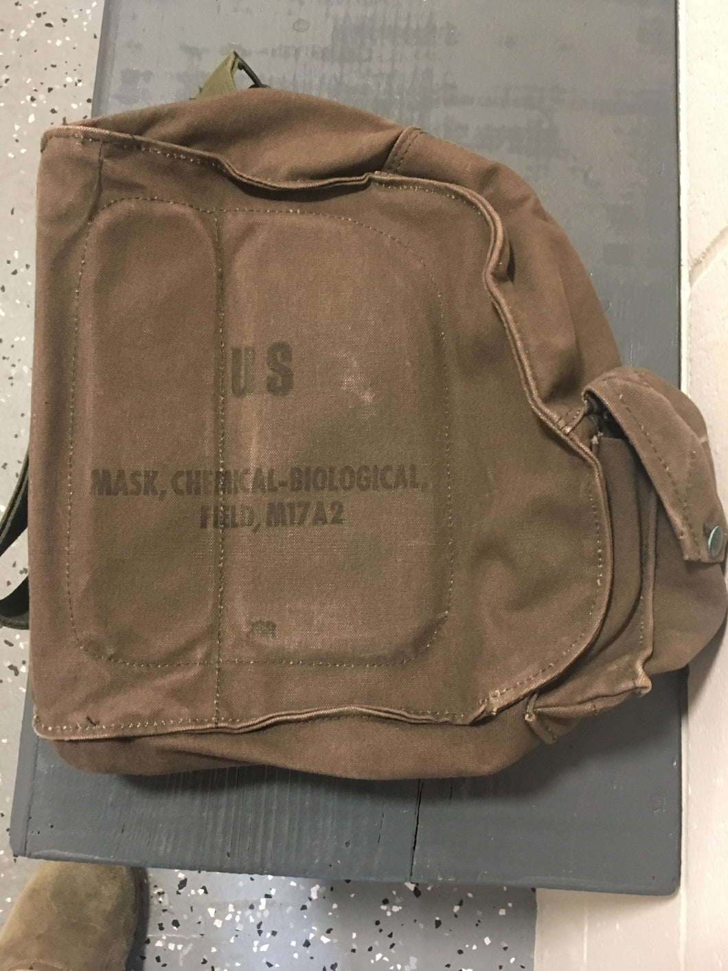 Used~ Vintage M17A2 Gas Mask Bag