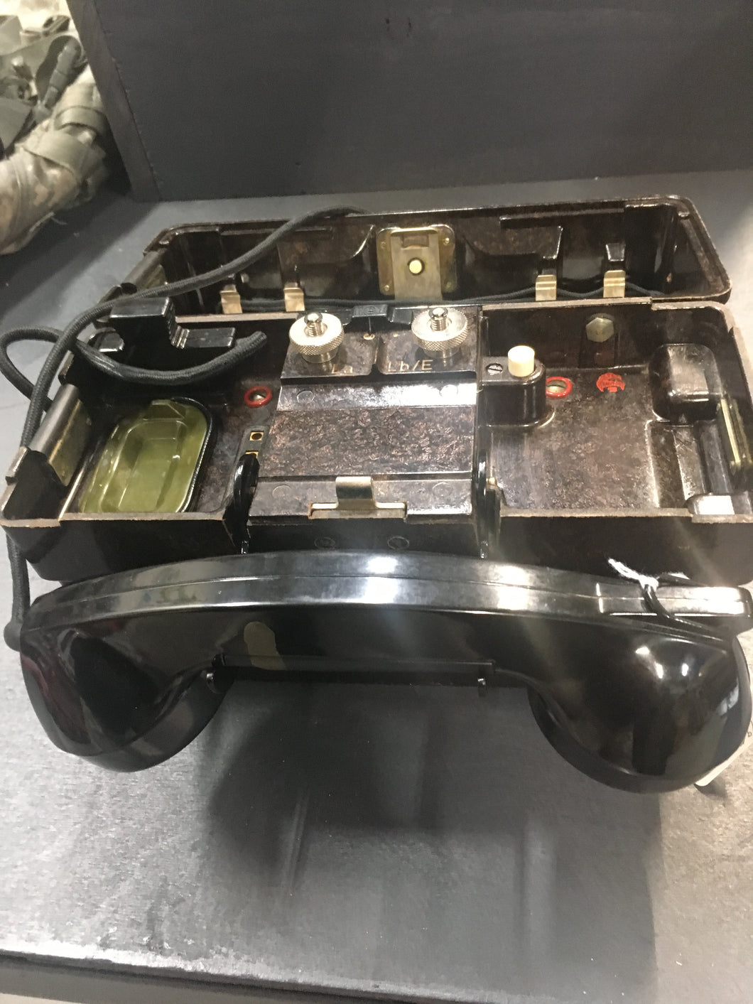Vintage German Military Surplus Field Phone/Used/Working Status~ Unknown