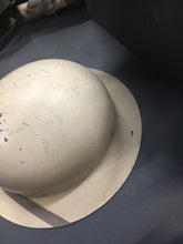 Load image into Gallery viewer, Rare original steel Helmet US Civil Defense, U.S. GOV&#39;T PROPERTY STAMPED
