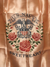 Load image into Gallery viewer, Rare WW2 U.S. Navy Sweetheart Pillow Case
