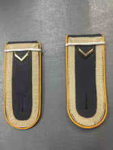 Load image into Gallery viewer, Pair of  Vintage (Possibly) East German Military or Police Uniform Shoulder Boards~Used
