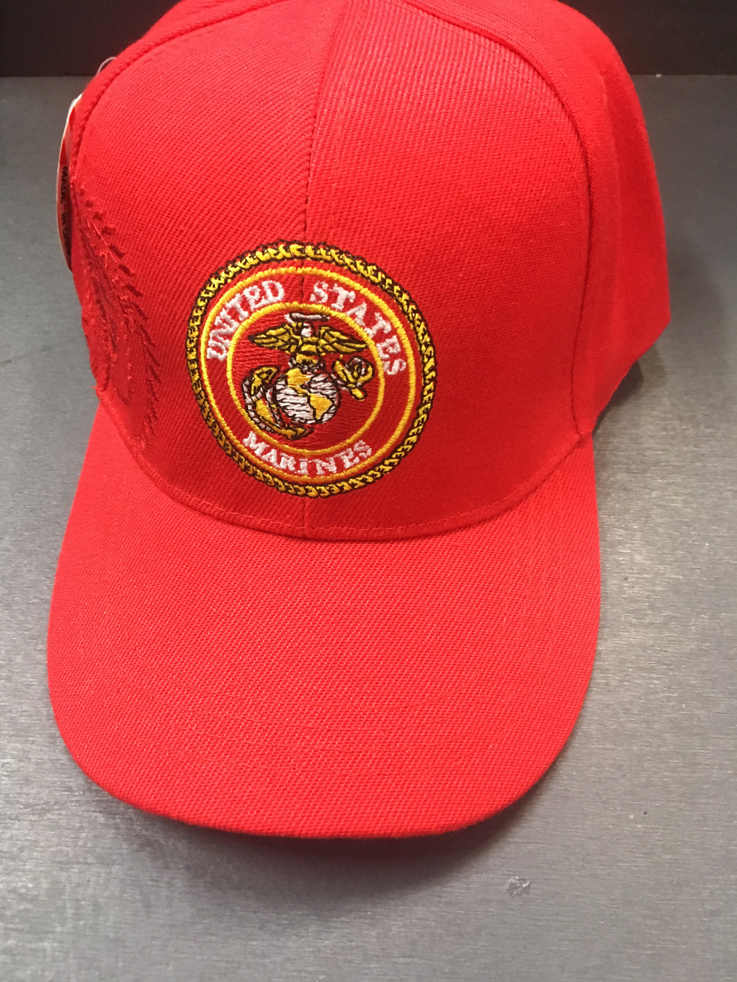 New Baseball Style Caps with Velcro Rear Size Adjustment/ Marine Corps