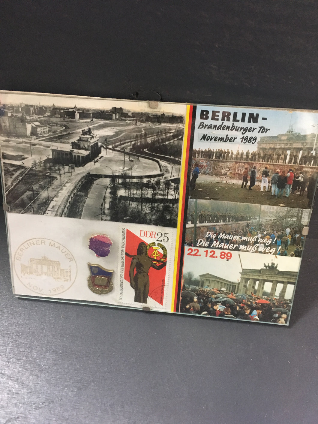 Unique 1989 Display Commemorating the Fall of the Berlin Wall!