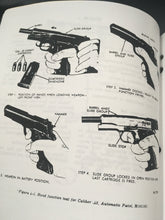 Load image into Gallery viewer, picture of inside page of tm9 showing handgun holding and charging of round

