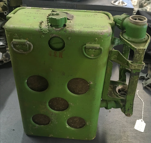 Front facing photo of USN ww2 aircraft rebreather
