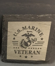 Load image into Gallery viewer, Us marine veteran coaster
