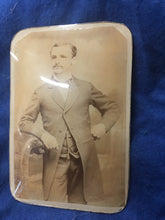 Load image into Gallery viewer, front view of antique glass photo out of frame
